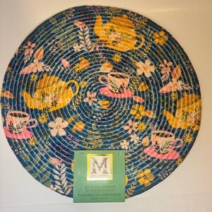 New with tags Mia Charro Teacup placemats set of 4 Cottagecore boho